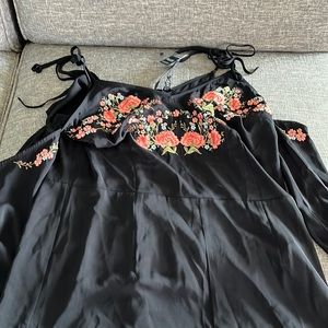 River Island jumpsuit with embroidery NWT